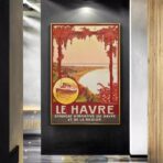 vintage poster le havre 1