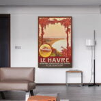 vintage poster le havre 1