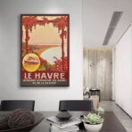 vintage poster le havre 1