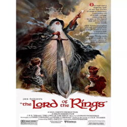 vintage herr der ringe poster 1