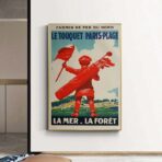 vintage poster le touquet 1