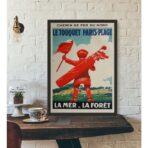 vintage poster le touquet 1