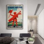 vintage poster le touquet 1