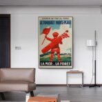 vintage poster le touquet 1