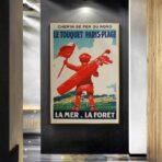 vintage poster le touquet 1