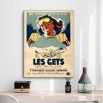 vintage poster les gets 1