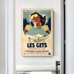vintage poster les gets 1