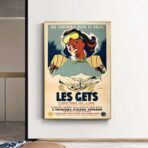 vintage poster les gets 1