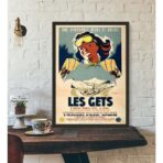 vintage poster les gets 1
