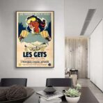 vintage poster les gets 1