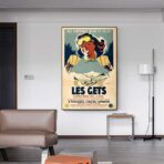 vintage poster les gets 1