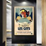 vintage poster les gets 1