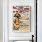 vintage poster les sables dolonne 1