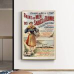 vintage poster les sables dolonne 1