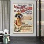 vintage poster les sables dolonne 1