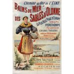 vintage poster les sables dolonne 1
