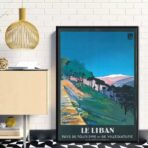 vintage poster libanon