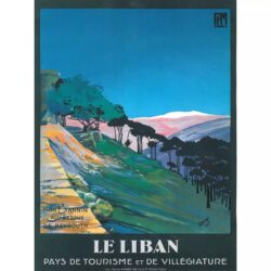 vintage poster libanon
