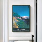 vintage poster libanon