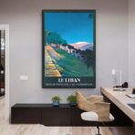 vintage poster libanon