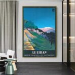 vintage poster libanon
