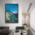 vintage poster libanon