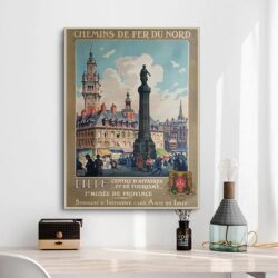 vintage poster lille 1