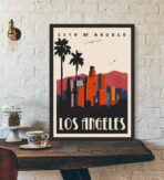 vintage poster los angeles 1