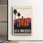 vintage poster los angeles 1