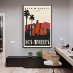 vintage poster los angeles 1