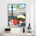 vintage poster lyon 1