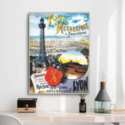 vintage poster lyon 1