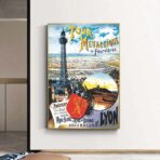 vintage poster lyon 1