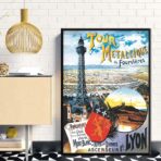 vintage poster lyon 1