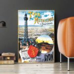 vintage poster lyon 1