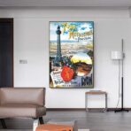 vintage poster lyon 1