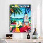 poster vintage martinique 1