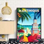 poster vintage martinique 1