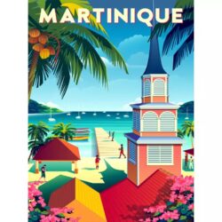 poster vintage martinique 1