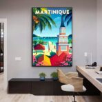 poster vintage martinique 1