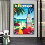 poster vintage martinique 1