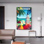 poster vintage martinique 1
