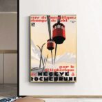 vintage poster megeve 1