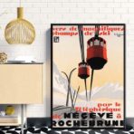 vintage poster megeve 1