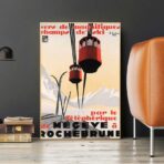 vintage poster megeve 1