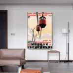 vintage poster megeve 1