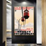 vintage poster megeve 1