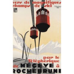 vintage poster megeve 1