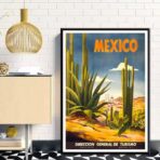 vintage mexiko poster