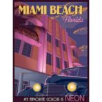 vintage poster miami 1
